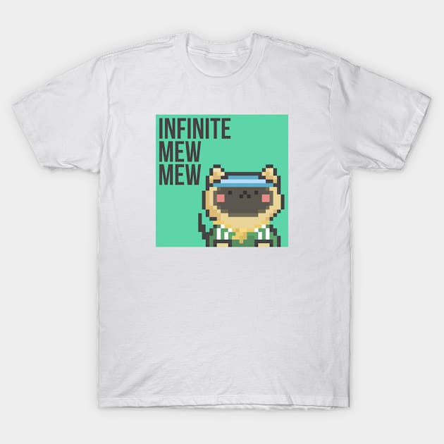 Pixel Cat 097 T-Shirt by Infinite Mew Mew